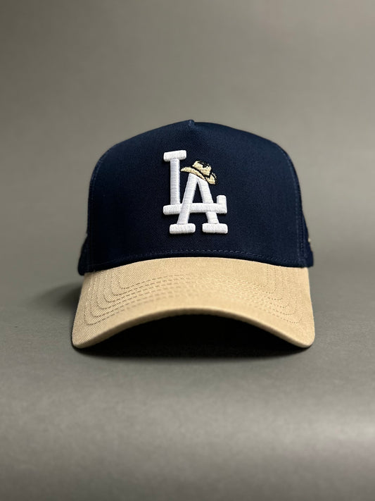 LA Cowboy -Navy tan