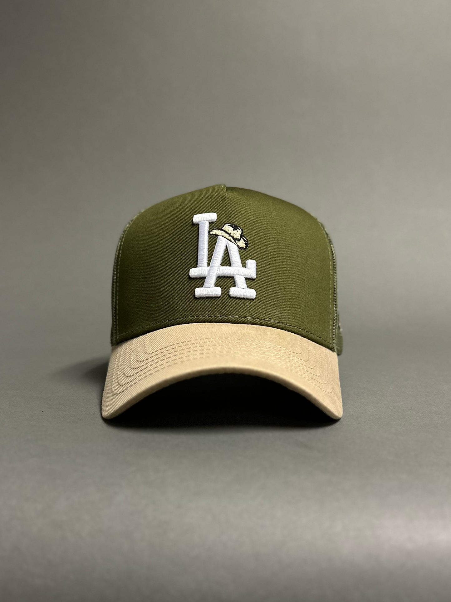 LA Cowboy -Military Green tan